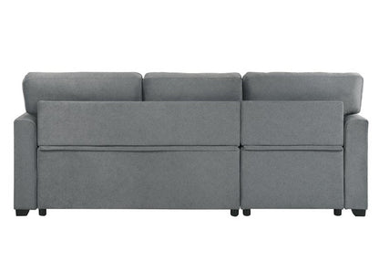 99073 Sectional (Not in original product list PDF) - 2Pc Reversible Sofa Sectional With Pullout Sleeper Lhf Storage Chaise Back Nobg