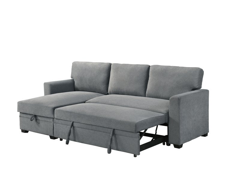 99073 Sectional (Not in original product list PDF) - 2Pc Reversible Sofa Sectional With Pullout Sleeper Lhf Storage Chaise Sleeper Open Nobg